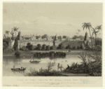 View of the Palace of Agra, from the river