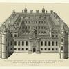 Isometric projection of the royal palace of Holyrood House