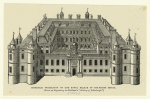 Isometric projection of the royal palace of Holyrood House