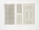Mosquée de Thelây Abou-Rézyq : face et revers de la principale porte (XIIe. siècle)