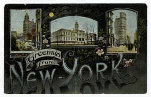 Historical postcards of New York City