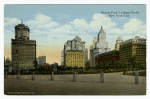 Battery Park looking north, New York City