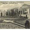 View of Italian Garden, Baird Court approach.  New York Zoological Park