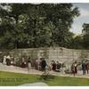 A portion of the bear dens, New York Zoological Park