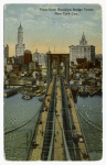 View from Brooklyn Bridge Tower, New York City