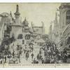 Promenade showing entrance to Luna Park, Coney Island