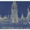 Coney Island.  Luna Park by night