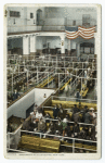 Immigrants at Ellis Island, New York