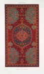 Arabesques : grand tapis velouté (XVIIIe. siècle)