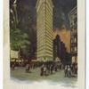 Election night illumination, Flatiron Building