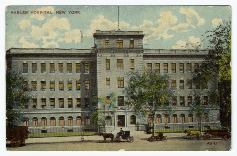 Harlem Hospital, New York NYPL Digital Collections