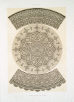 Arabesques : vase en cuivre étamé : détails d'ornementation : 0/0