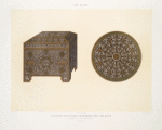 Mobilier de soultan Mohammed ben Qalaoûn : coffret et plat damasquinés (XIVe. siècle)