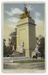 Maine Monument, Columbus Circle and entrance to Central Park, New York