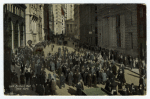 Curb brokers, Wall St., New York