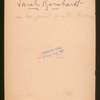 Sarah Bernhardt