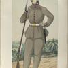 Soldado de infantaria, uniforme pequeno de verão