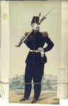Soldado de artilharia, grande uniforme
