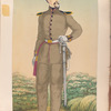 Official de artilharia, uniforme pequeno de verão