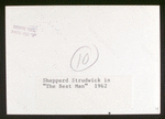 Shepperd Strudwick and unidentified actors in the stage production The Best Man (touring company)