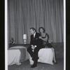 Frank Lovejoy and unidentified actress in the stage production The Best Man (touring company)