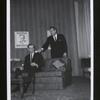 Shepperd Strudwick and Frank Lovejoy in the stage production The Best Man (touring company)