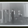Shepperd Strudwick and unidentified actors in the stage production The Best Man (touring company)