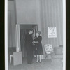 Shepperd Strudwick and unidentified actress in the stage production The Best Man (touring company)