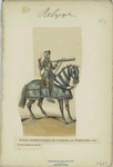 Bande d'ordonnance de Charles le Téméraire, 1473. Coulevrinier à cheval