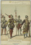 Régiments Wallons au service d'Espagne. Arqubusier, mousqutaire et piquiers. 1572