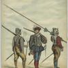 Guerre des Pays- Bas contre l'Espagne: 1572: Mousquetaire, arquebusier et piquier de la milice belge