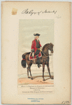 Officer du régiment de Dragons du feld-maréchsl Marquis de Westerloo. 1725-1732. Devient en 1732, Dragons du Prince de Ligne