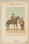 Cuirassier et arquebusier à cheval. Wallons au service d'Wespagne. 1640