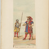 Piquier et mousquetaire wallon en 1690