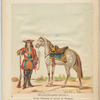 Mousquetaires royaux Nobles flamands au service de l'Espagne. 1er compagnie, chevaux gris, galons d'or; commandant: Marquis de Sars. 2e compagnie, chevaux noirs, galons d'argent; commandant: Prince de Berghes