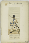 Régiments wallons au service de l'Austriche. Grenadier du régiment de Prié. 1725