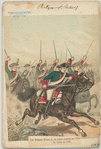 Les dragons Prince F. de Ligne (Latour en 1790) de Collin en 1757