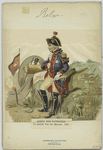 Armée des patriotes. Le général Van der Meersch. 1789