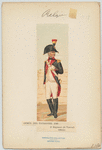Armée des patriotes. 17689. 3e régiment (de Tournai) Officier