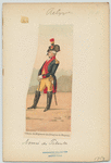 Officier du régiment des dragons de Hainaut