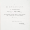 The Queen's Bible, Vol. I, [Dedication]