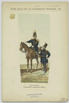 Armée belge sous le gouvernement provisoire. 1830. Garde civique. Commandant supérieur et officer.