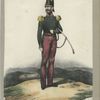 Costume d'état major. Officer, troupe belge