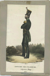 Officier des chassuers. Infanterie belge. 1830