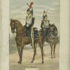 Cuirassiers. Officier et soldat en 1831