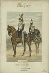 Cuirassiers. Officier et soldat en 1831