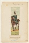 Chasseurs à cheval. Lieutenant - colonel, 1er régiment, 1831