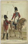 Garde d'honneur de Bruxelles lors de la visite de l'Empereur Napoléon Ier, en 1805