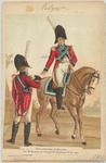 Garde d'honneur de Bruxelles lors de la visite de l'Empereur Napoléon Ier, en 1805