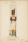 Le 112e de ligne (Belge) 1809. Companies de grenadiers. Officiers